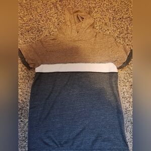Mens hooded tshirt